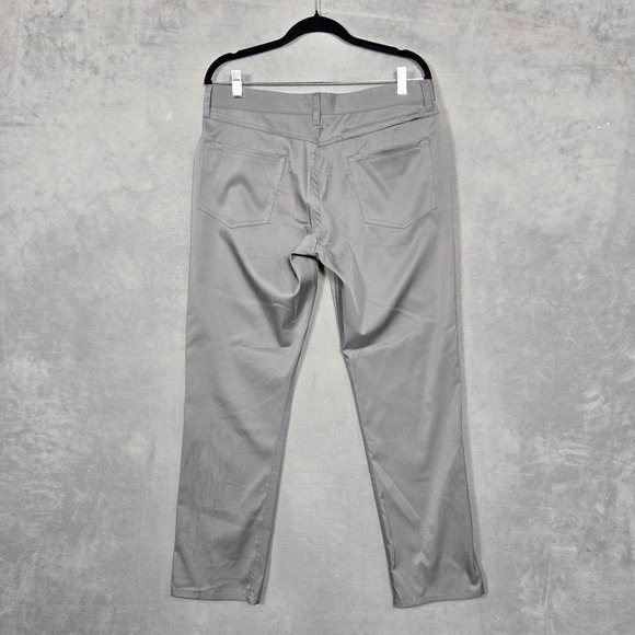 Brooks Brothers 5-Pocket performance Pants Men 34x30 gray stretch - Picture 2 of 9